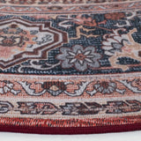 Safavieh Tucson 6'-0" x 6'-0" Rug in Red / Navy