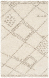 Safavieh Arizona Shag 3'-2" x 5'-0" Rug in Ivory / Grey