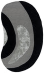 Safavieh Novelty 5'-0" x 8'-0" Rug in Black / Grey