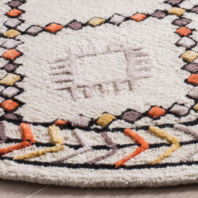 Safavieh Bellagio 5'-0" x 5'-0" Rug in Ivory / Multi