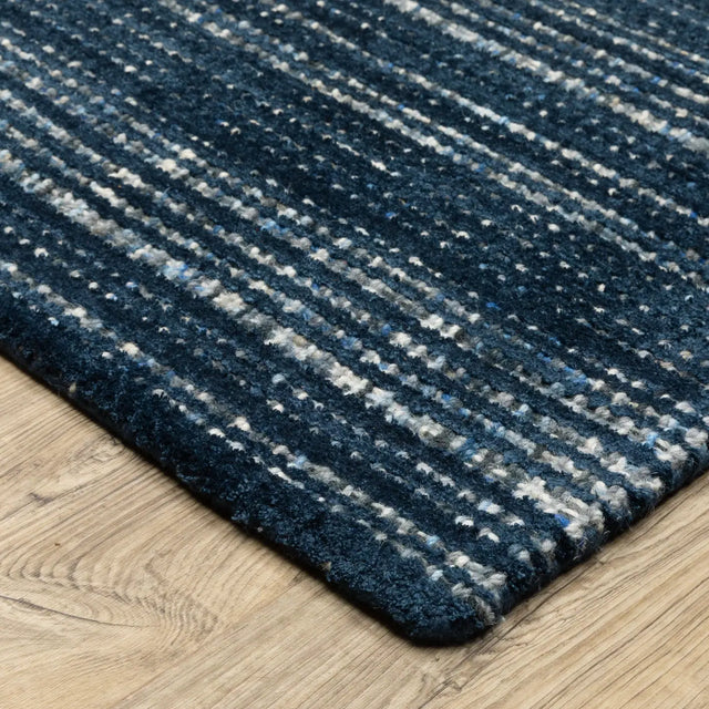 Oriental Weavers Sphinx Circa CIR06 Blue Rugs - corner detail