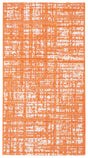 Safavieh Courtyard 2'-7" x 5'-0" Rug in Orange / Ivory