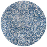 Safavieh Brentwood 5'-0" x 5'-0" Rug in Navy / Light Grey
