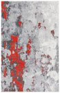 Safavieh Adirondack 4'-0" x 6'-0" Rug in Orange / Grey