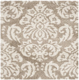 Safavieh Florida Shag 4'-0" x 4'-0" Rug in Beige / Cream