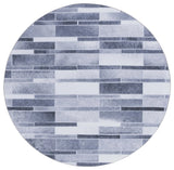 Safavieh Faux Hide 6'-0" x 6'-0" Rug in Grey / Ivory