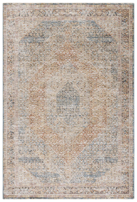Safavieh Silverado 4'-0" x 6'-0" Rug in Blue / Rust