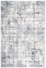 Safavieh Berber Shag 4'-5" x 6'-5" Rug in Grey / Ivory