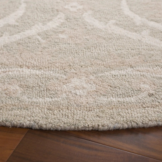 Safavieh Blossom 6'-0" x 6'-0" Rug in Light Grey / Ivory