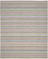 Safavieh Striped Kilim 8'-0" x 10'-0" Rug in Light Grey / Multi