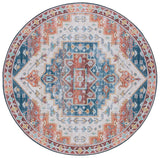 Safavieh Tucson 6'-0" x 6'-0" Rug in Blue / Rust