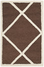 Safavieh Cambridge 2'-0" x 3'-0" Rug in Dark Brown / Ivory