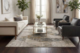 Dynamic Rugs Quartz 27072 Ivory/Slate Rugs - Room