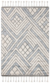 Safavieh Casablanca 4'-0" x 6'-0" Rug in Grey / Ivory