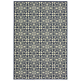 Oriental Weavers Sphinx Marina 5927B Ivory / Navy Rugs - main flat