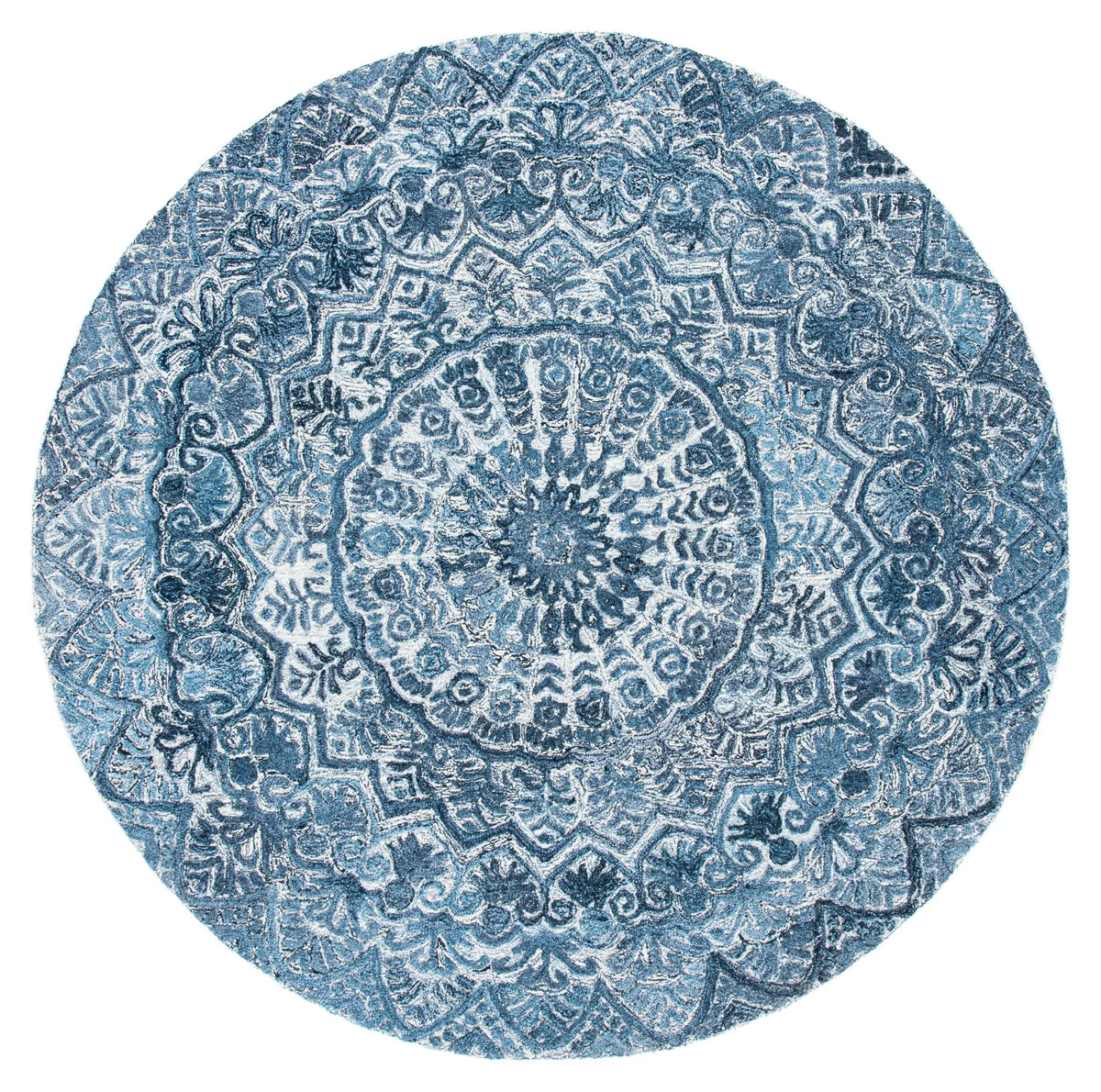 Safavieh Marquee 6'-0" x 6'-0" Rug in Blue / Grey