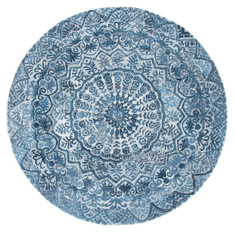 Safavieh Marquee 6'-0" x 6'-0" Rug in Blue / Grey