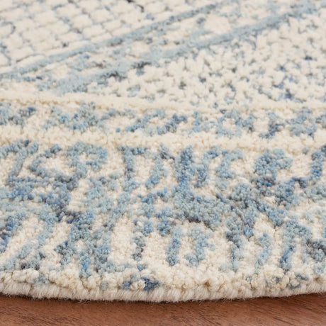 Safavieh Abstract 6'-0" x 6'-0" Rug in Ivory / Blue