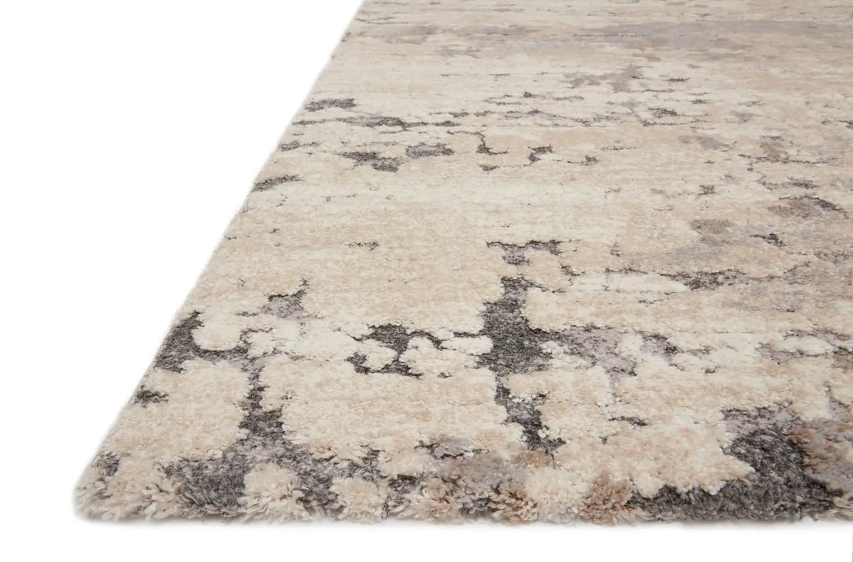 Loloi Theory Thy-08 Taupe/Grey Rugs - rug corner