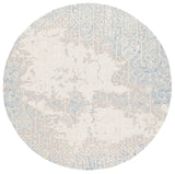 Safavieh Ebony 6'-0" x 6'-0" Rug in Blue / Ivory