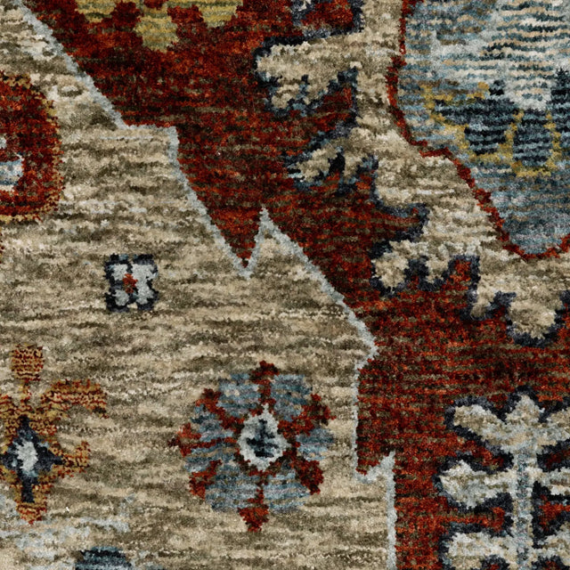 Oriental Weavers Sphinx Aberdeen 1143H Red/ Blue Rugs - room scene 2