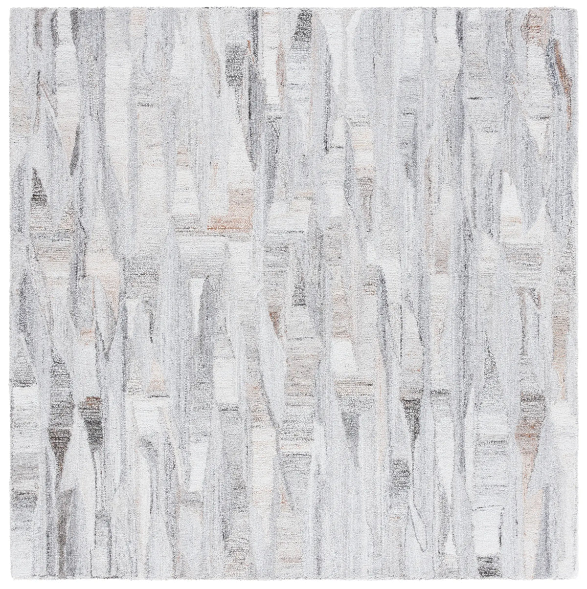 Safavieh Abstract 6'-0" x 6'-0" Rug in Beige / Brown