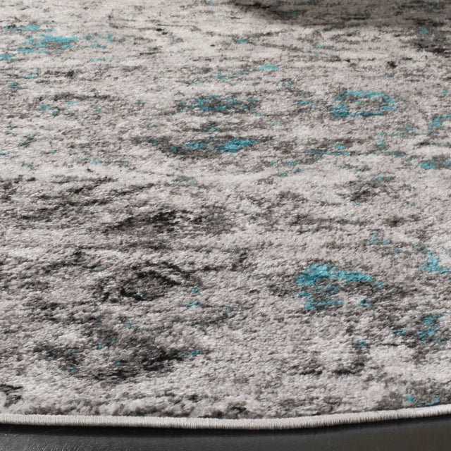 Safavieh Adirondack 6'-0" x 6'-0" Rug in Grey / Black