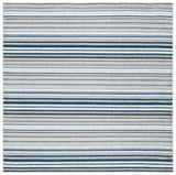 Safavieh Cabana 6'-7" x 6'-7" Rug in Grey / Blue
