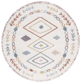 Safavieh Marrakesh 6'-7" x 6'-7" Rug in Ivory / Multi