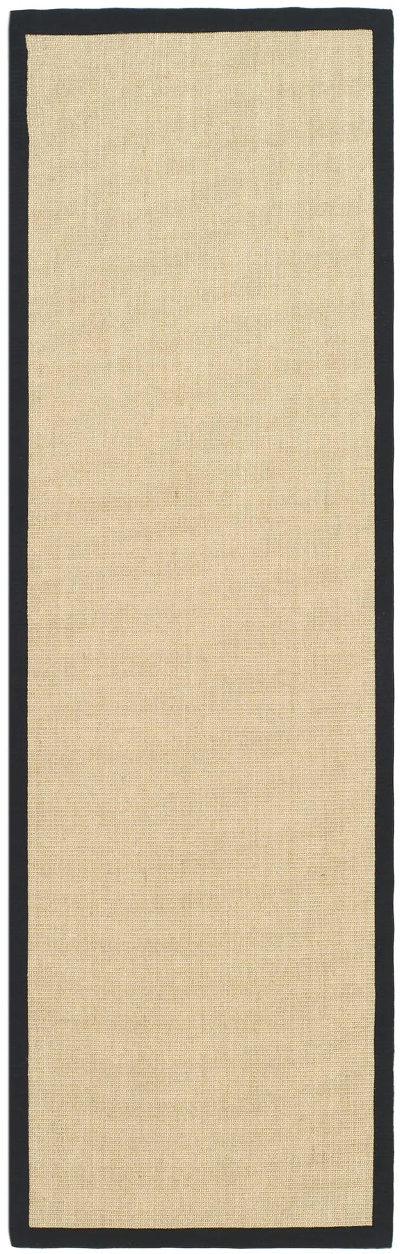 Safavieh Natural Fiber 2'-6" x 8'-0" Rug in Maize / Black