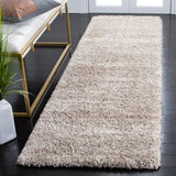 Safavieh Hudson Shag 2'-3" x 8'-0" Rug in Ivory / Beige