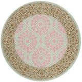 Safavieh Suzani 5'-0" x 5'-0" Rug in Taupe / Pink