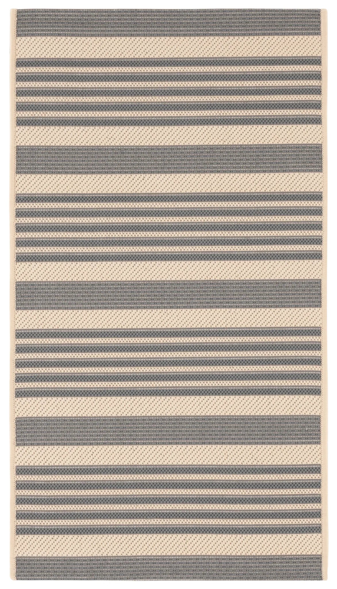 Safavieh Courtyard 2'-0" x 3'-7" Rug in Grey / Bone
