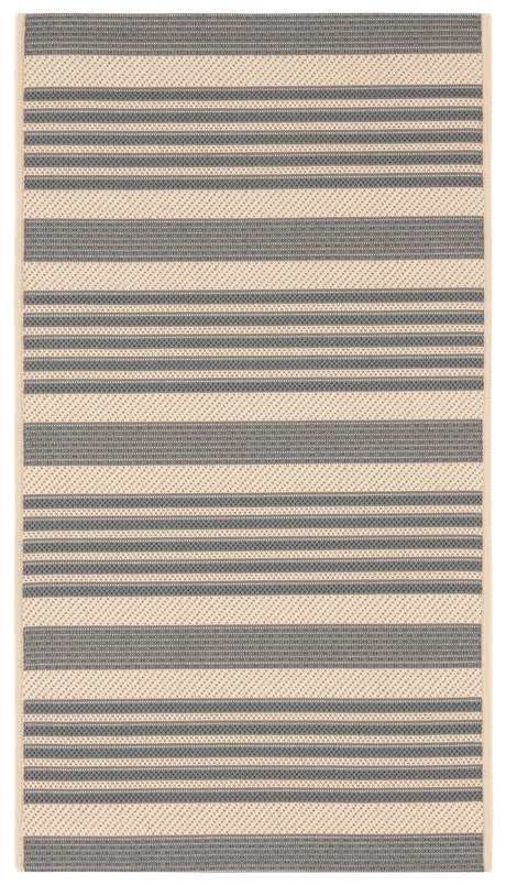 Safavieh Courtyard 2'-0" x 3'-7" Rug in Grey / Bone