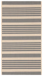 Safavieh Courtyard 2'-0" x 3'-7" Rug in Grey / Bone