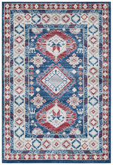 Safavieh Kazak 100 4'-0" x 6'-0" Rug in Navy / Red