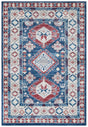 Safavieh Kazak 100 4'-0" x 6'-0" Rug in Navy / Red