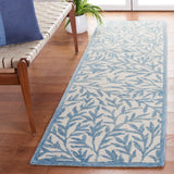 Safavieh Jardin 2'-3" x 11'-0" Rug in Ivory / Blue