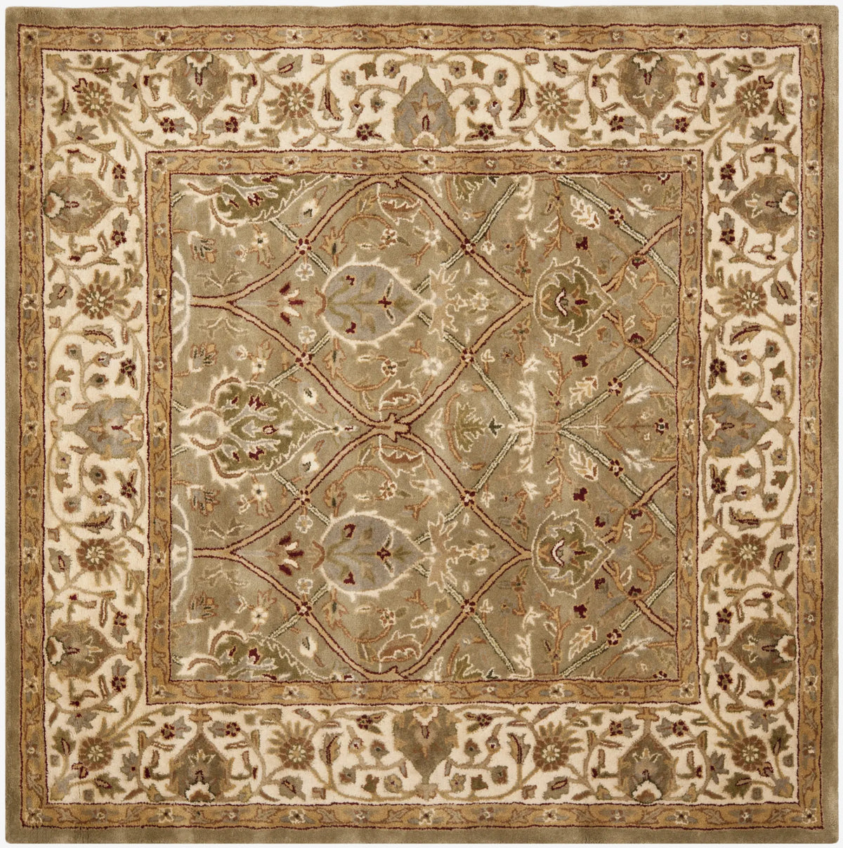Safavieh Persian Legend 6'-0" x 6'-0" Rug in Light Green / Beige