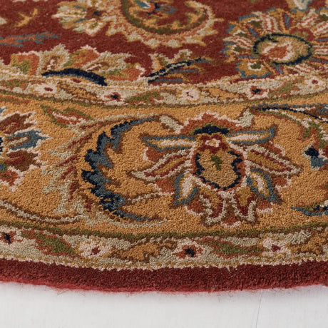 Safavieh Classic 5'-0" x 5'-0" Rug in Rust / Camel