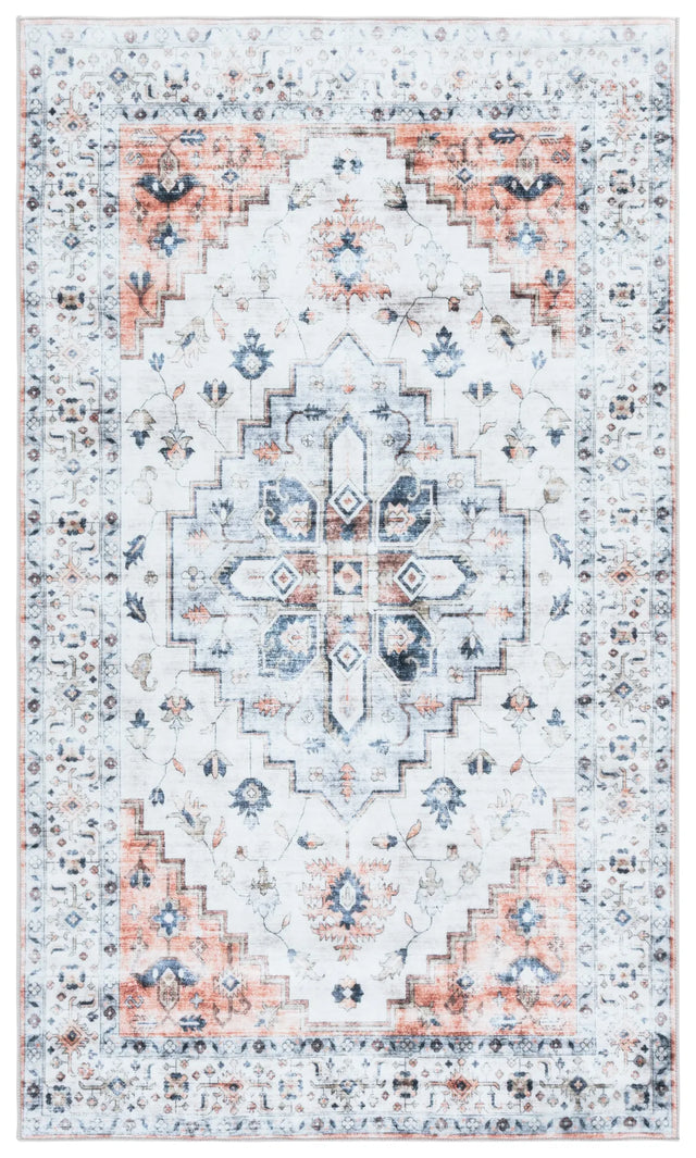 Safavieh Martha Stewart Washable 3'-0" x 5'-0" Rug in Sage / Light Rust
