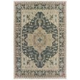 Oriental Weavers Sphinx Latitude 1J Grey / Gold Rugs - main flat