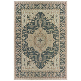 Oriental Weavers Sphinx Latitude 1J Grey / Gold Rugs - main flat