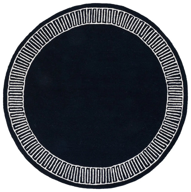 Safavieh Metro 6'-0" x 6'-0" Rug in Navy / Ivory