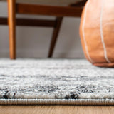 Safavieh Madison 700 4'-0" x 6'-0" Rug in Charcoal / Grey