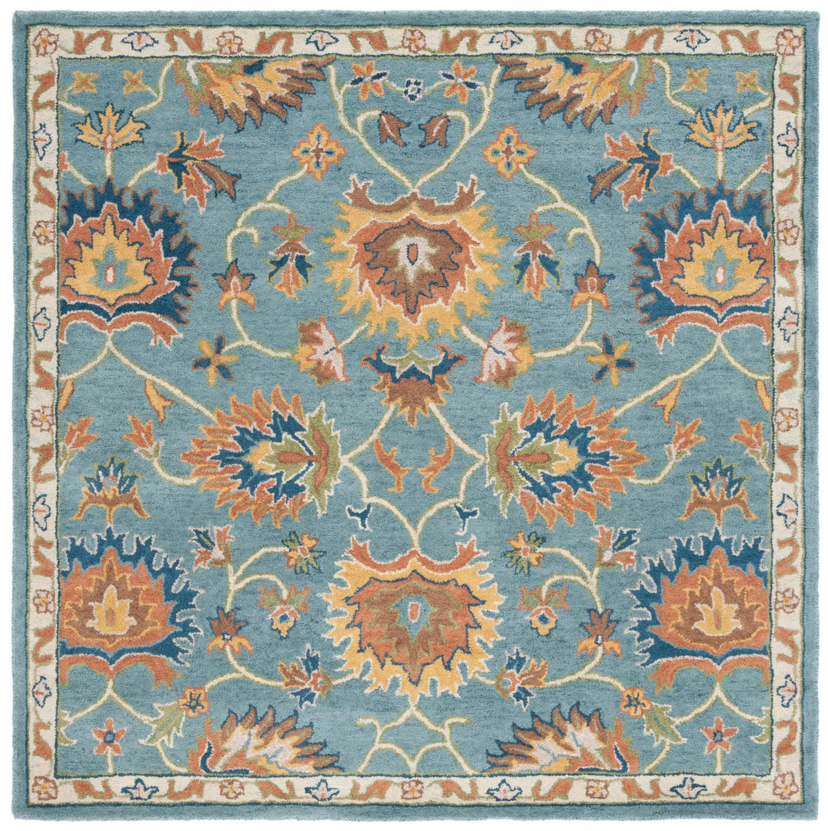 Safavieh Heritage 6'-0" x 6'-0" Rug in Light Blue