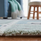 Safavieh Carousel Kids 100 4'-0" x 6'-0" Rug in Grey / Light Blue