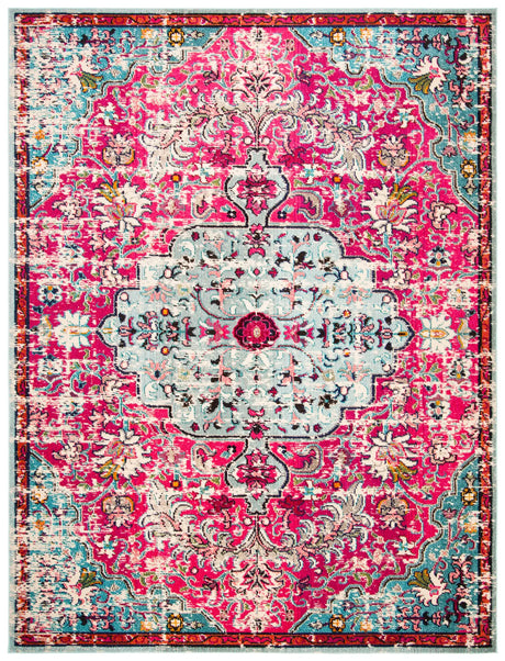 Safavieh Madison 10'-0" x 14'-0" Rug in Fuchsia / Teal