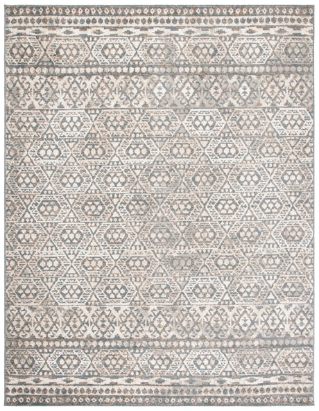 Safavieh Pyramid 10'-0" x 14'-0" Rug in Ivory / Charcoal