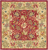 Safavieh Chelsea 6'-0" x 6'-0" Rug in Red / Ivory